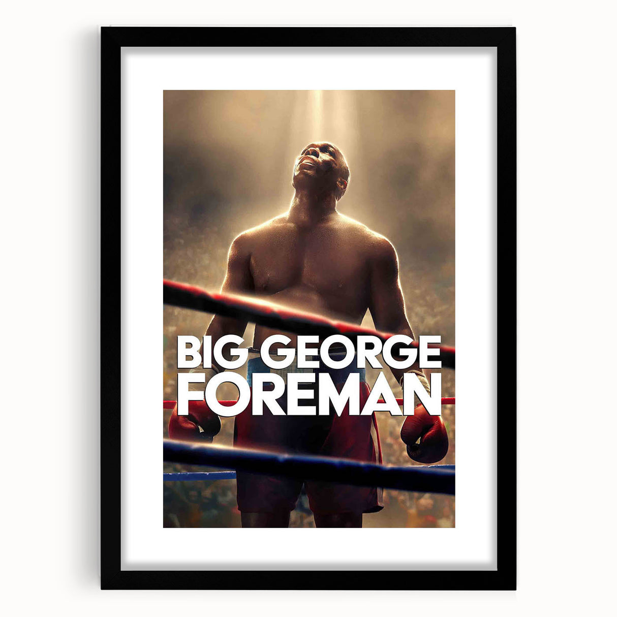 2020s Vintage Movie Poster - Big George Foreman Retro Film Art