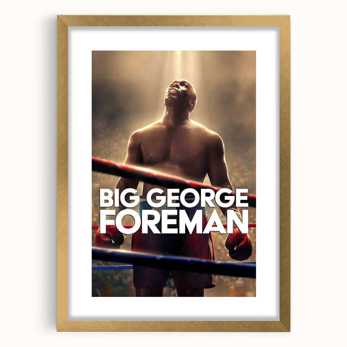 2020s Vintage Movie Poster - Big George Foreman Retro Film Art