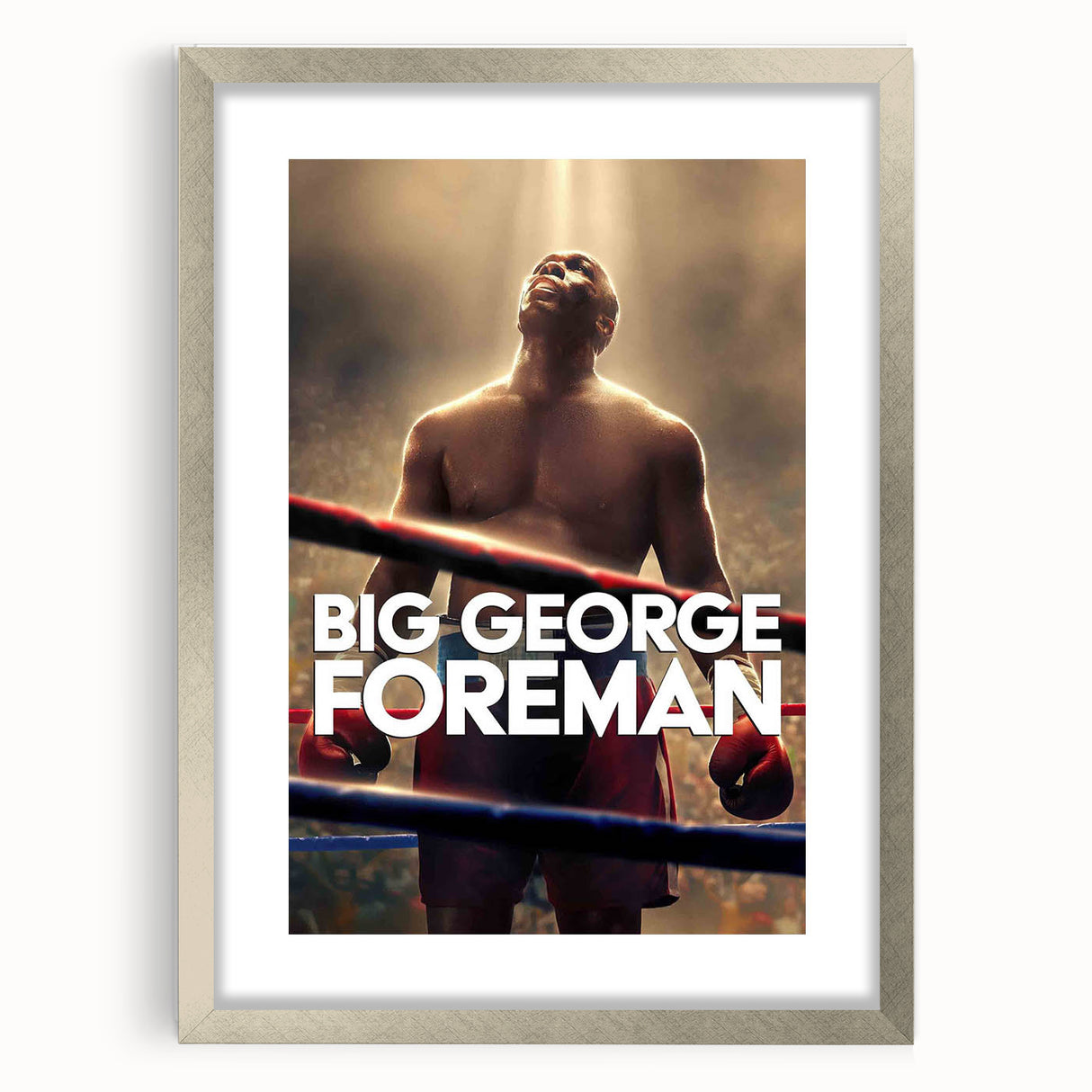 2020s Vintage Movie Poster - Big George Foreman Retro Film Art