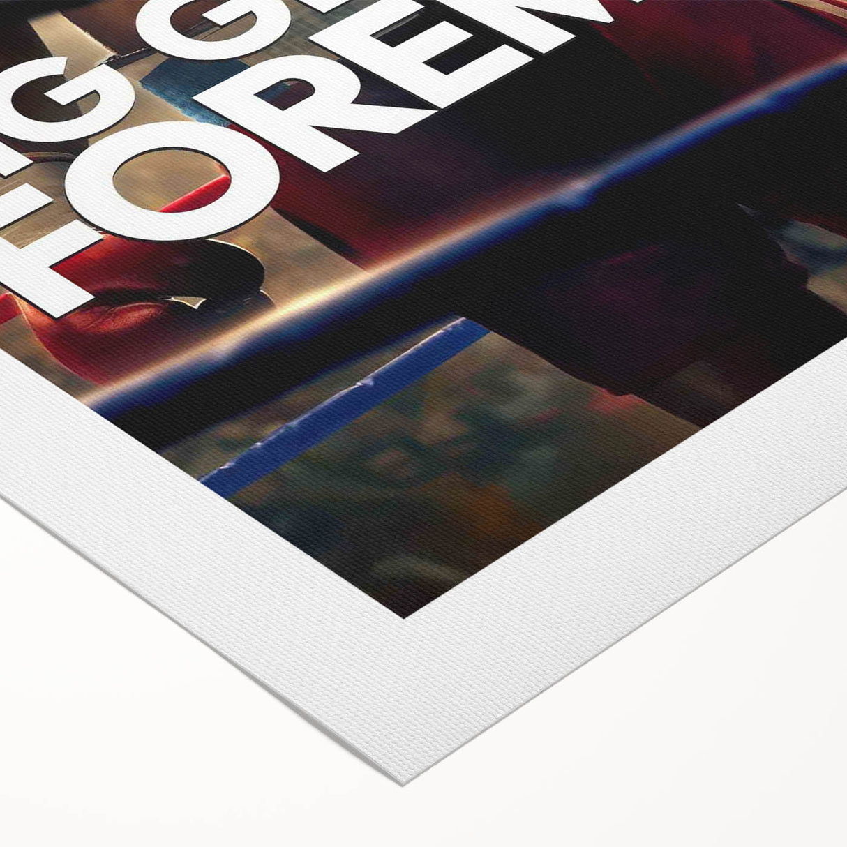2020s Vintage Movie Poster - Big George Foreman Retro Film Art