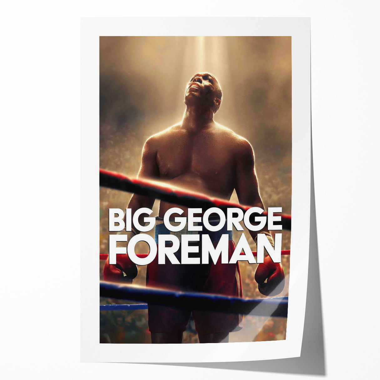 2020s Vintage Movie Poster - Big George Foreman Retro Film Art