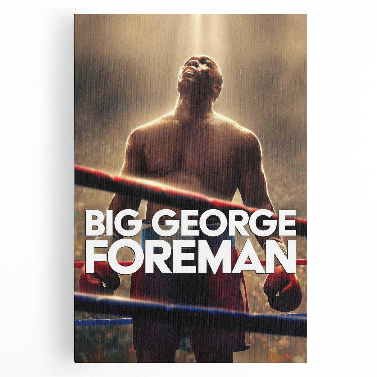 2020s Vintage Movie Poster - Big George Foreman Retro Film Art