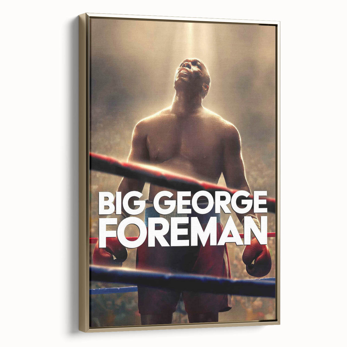 2020s Vintage Movie Poster - Big George Foreman Retro Film Art