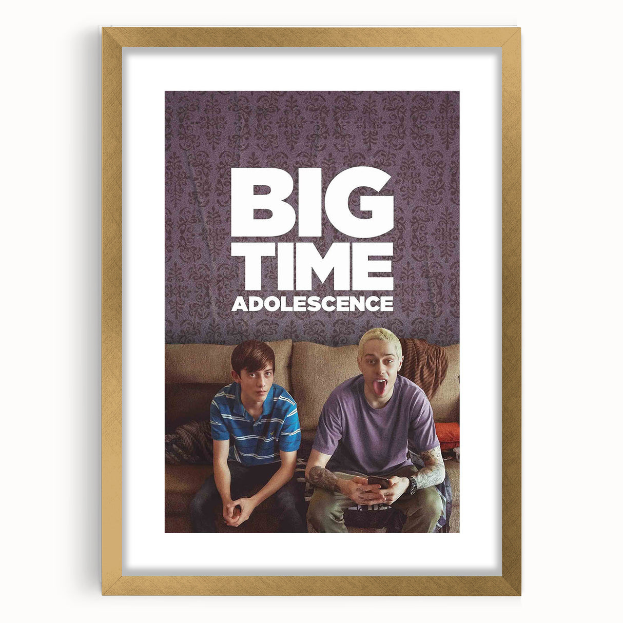2020s Vintage Movie Poster - Big Time Adolescence Retro Film Art