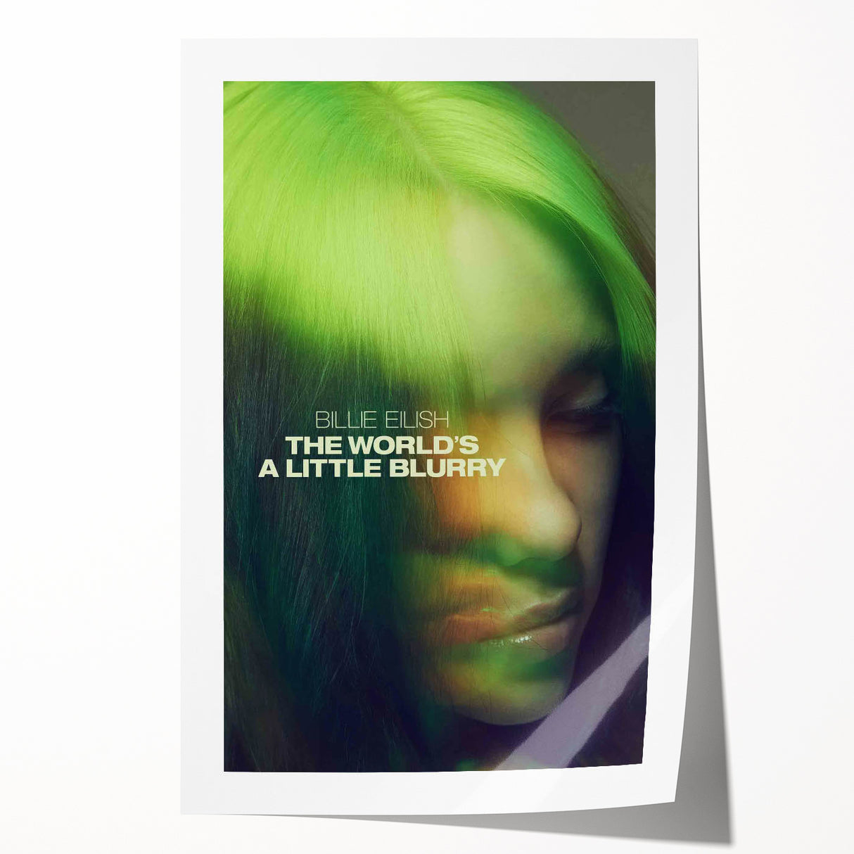 2020s Vintage Movie Poster - Billie Eilish: The World’s A Little Blurry