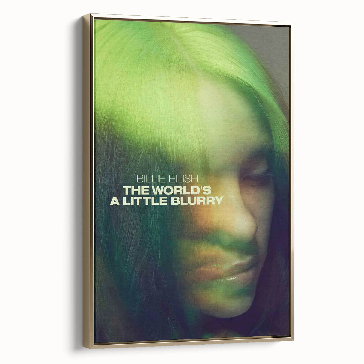 2020s Vintage Movie Poster - Billie Eilish: The World’s A Little Blurry