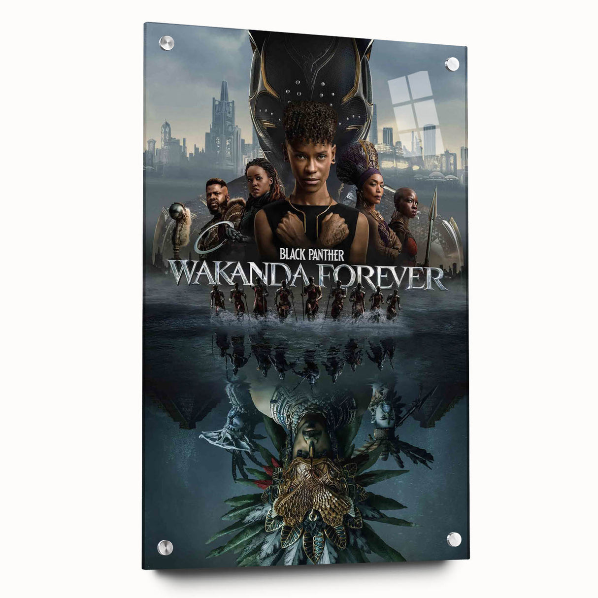 2020s Vintage Movie Poster - Wakanda Forever Retro Film Art