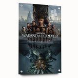 2020s Vintage Movie Poster - Wakanda Forever Retro Film Art