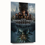 2020s Vintage Movie Poster - Wakanda Forever Retro Film Art