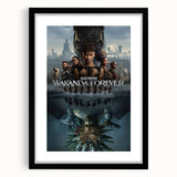 2020s Vintage Movie Poster - Wakanda Forever Retro Film Art