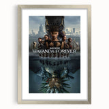 2020s Vintage Movie Poster - Wakanda Forever Retro Film Art