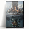 2020s Vintage Movie Poster - Wakanda Forever Retro Film Art