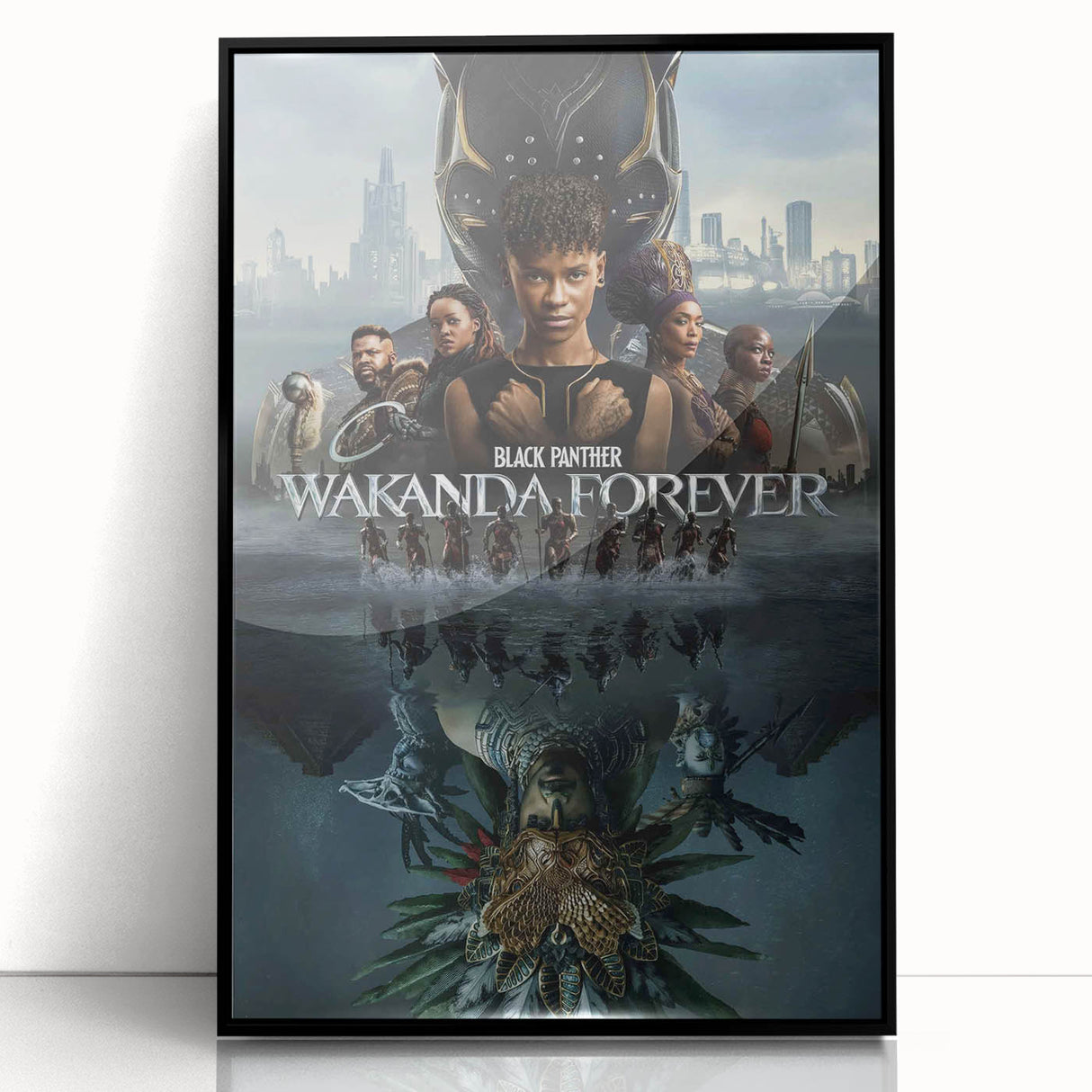 2020s Vintage Movie Poster - Wakanda Forever Retro Film Art