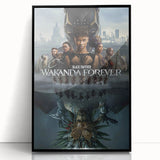 2020s Vintage Movie Poster - Wakanda Forever Retro Film Art