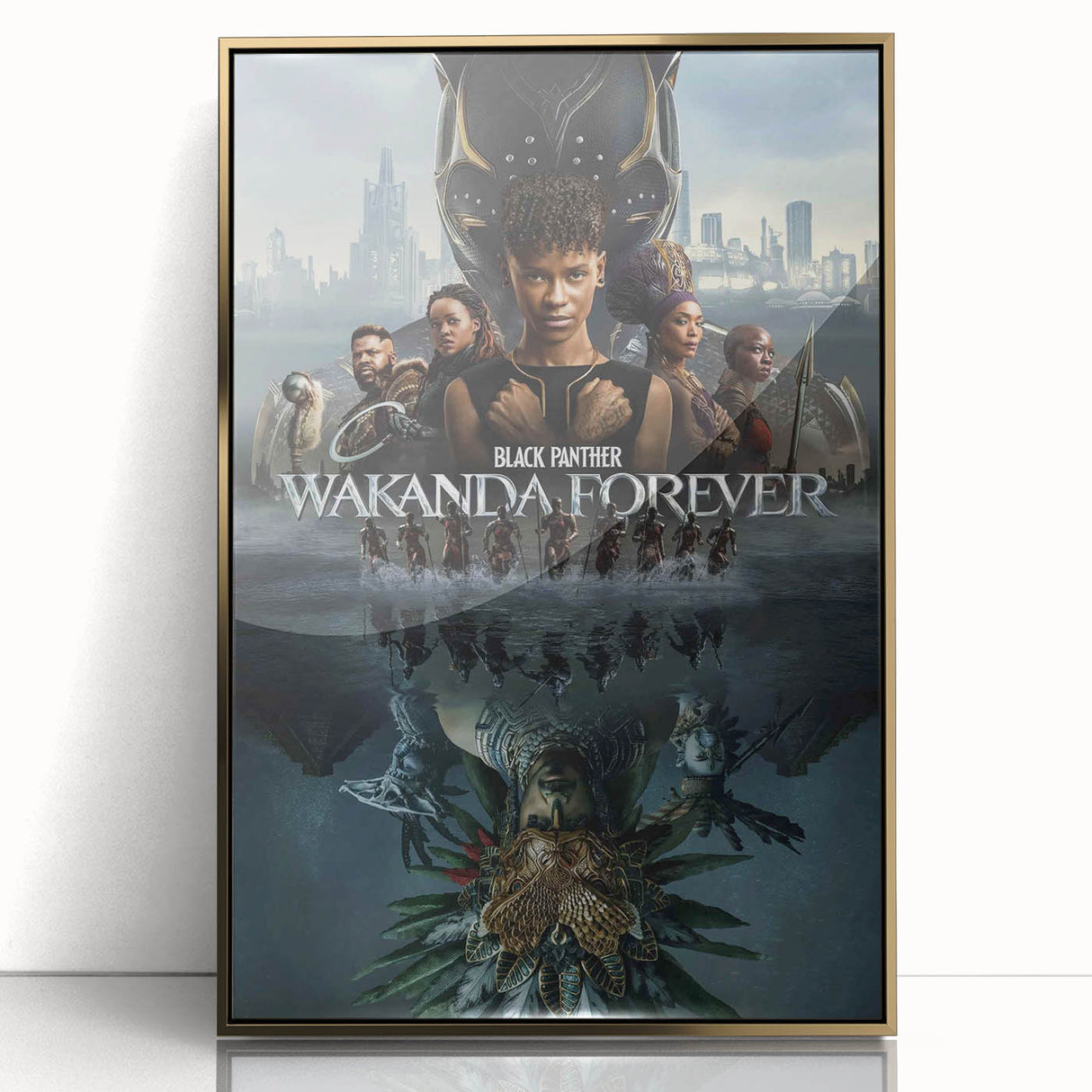 2020s Vintage Movie Poster - Wakanda Forever Retro Film Art