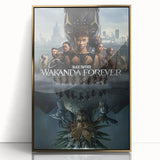 2020s Vintage Movie Poster - Wakanda Forever Retro Film Art