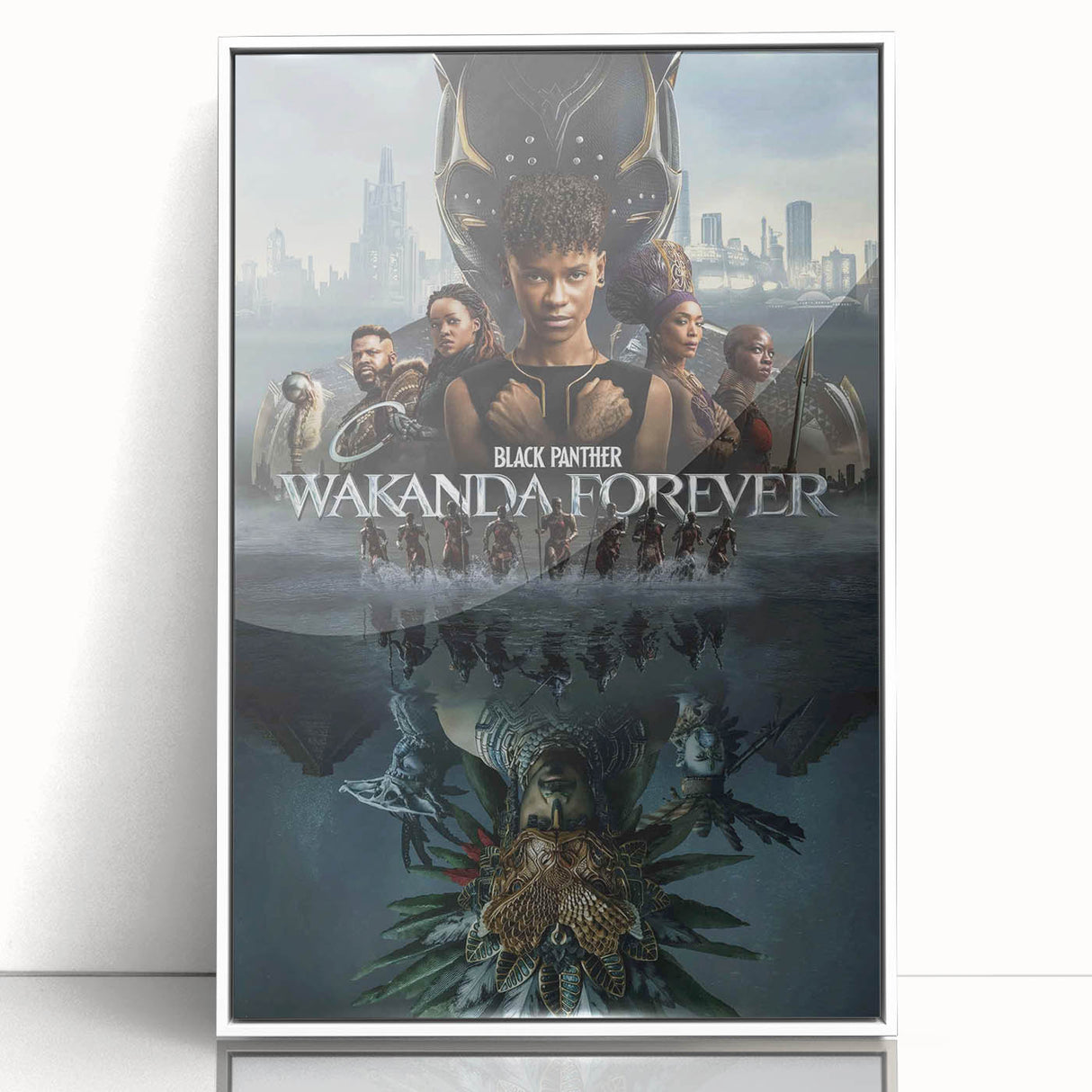 2020s Vintage Movie Poster - Wakanda Forever Retro Film Art