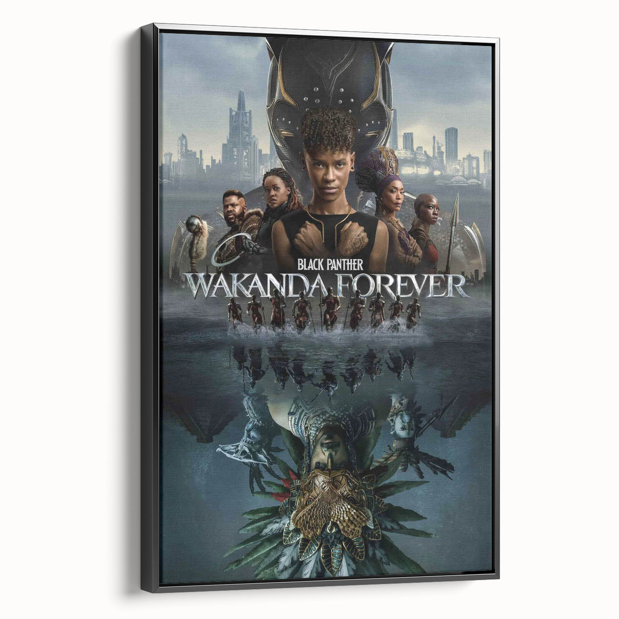 2020s Vintage Movie Poster - Wakanda Forever Retro Film Art