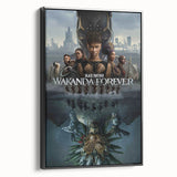 2020s Vintage Movie Poster - Wakanda Forever Retro Film Art
