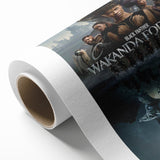 2020s Vintage Movie Poster - Wakanda Forever Retro Film Art