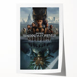 2020s Vintage Movie Poster - Wakanda Forever Retro Film Art