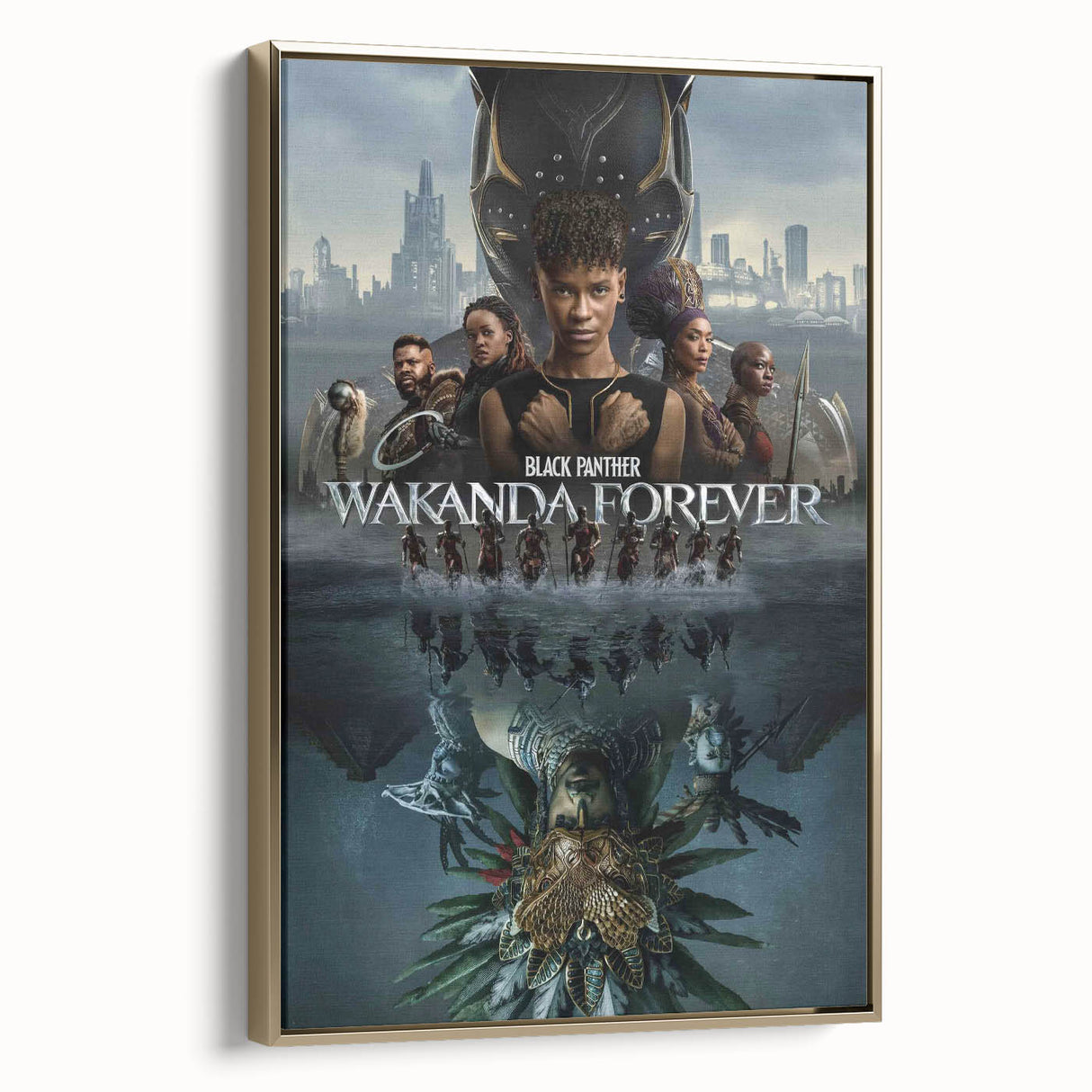 2020s Vintage Movie Poster - Wakanda Forever Retro Film Art