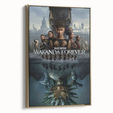 2020s Vintage Movie Poster - Wakanda Forever Retro Film Art