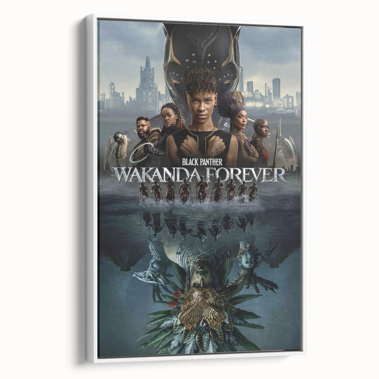 2020s Vintage Movie Poster - Wakanda Forever Retro Film Art