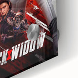 2020s Vintage Movie Poster - Black Widow Retro Film Art