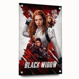 2020s Vintage Movie Poster - Black Widow Retro Film Art