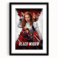 2020s Vintage Movie Poster - Black Widow Retro Film Art