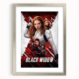 2020s Vintage Movie Poster - Black Widow Retro Film Art