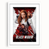 2020s Vintage Movie Poster - Black Widow Retro Film Art