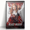 2020s Vintage Movie Poster - Black Widow Retro Film Art