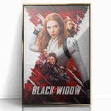 2020s Vintage Movie Poster - Black Widow Retro Film Art