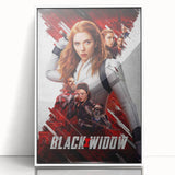 2020s Vintage Movie Poster - Black Widow Retro Film Art