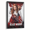 2020s Vintage Movie Poster - Black Widow Retro Film Art