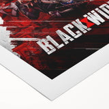 2020s Vintage Movie Poster - Black Widow Retro Film Art