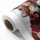 2020s Vintage Movie Poster - Black Widow Retro Film Art