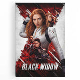 2020s Vintage Movie Poster - Black Widow Retro Film Art