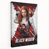 2020s Vintage Movie Poster - Black Widow Retro Film Art