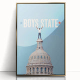 2020s Vintage Movie Poster - Boys State Retro Film Art