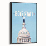 2020s Vintage Movie Poster - Boys State Retro Film Art