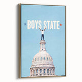 2020s Vintage Movie Poster - Boys State Retro Film Art