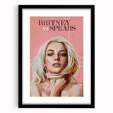 2020s Vintage Movie Poster - Britney vs Spears Retro Film Art