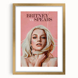 2020s Vintage Movie Poster - Britney vs Spears Retro Film Art