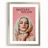 2020s Vintage Movie Poster - Britney vs Spears Retro Film Art