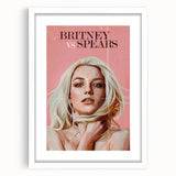 2020s Vintage Movie Poster - Britney vs Spears Retro Film Art
