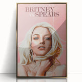 2020s Vintage Movie Poster - Britney vs Spears Retro Film Art
