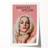 2020s Vintage Movie Poster - Britney vs Spears Retro Film Art